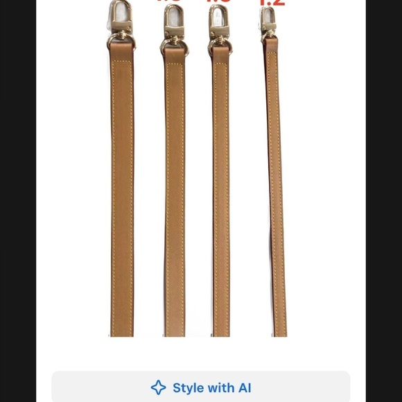 1.2 Genuine Lether Strap (unbranded) - Picture 3 of 3